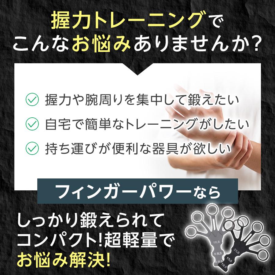 フィンガーパワー 2個セット 指トレ ハンドグリップ パワーフィンガー
