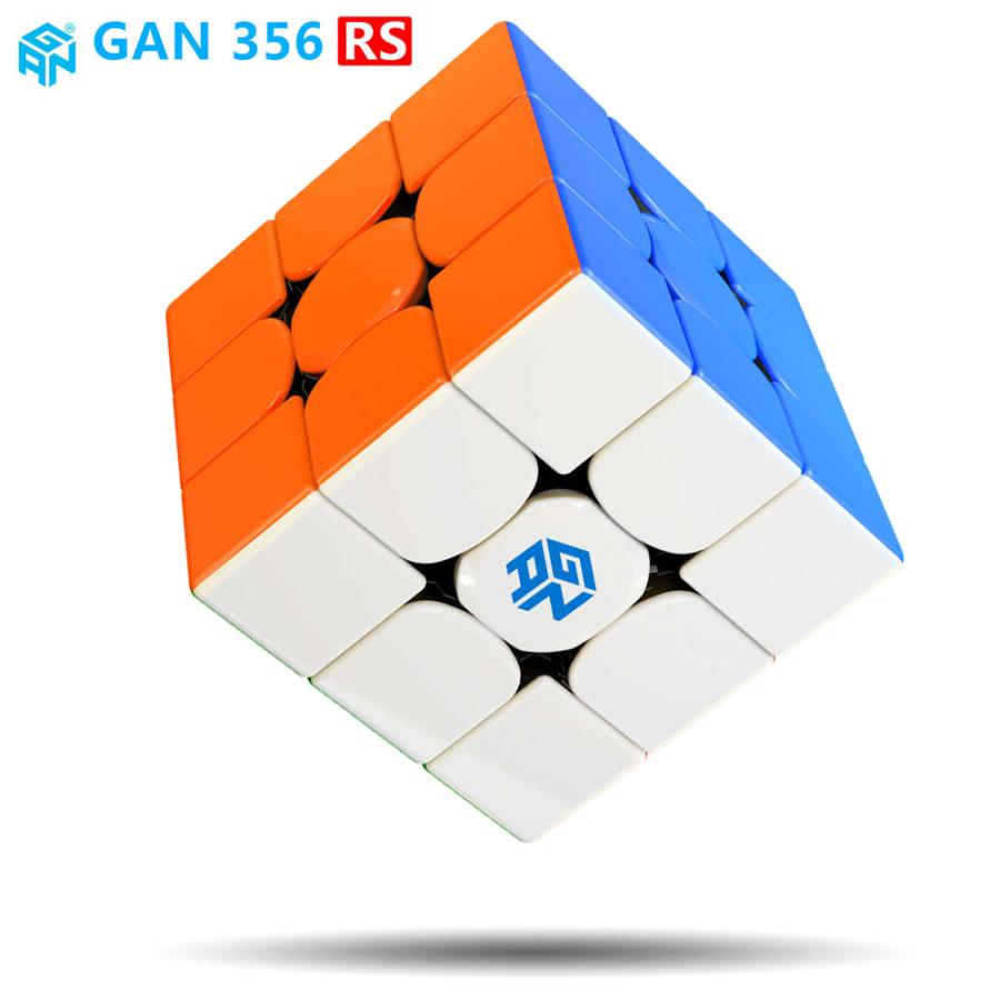 スピードキューブ 3x3x3 ルービックキューブ GAN356RS 競技用 立体パズル ポップ防止 回転スムーズ｜sevenfox