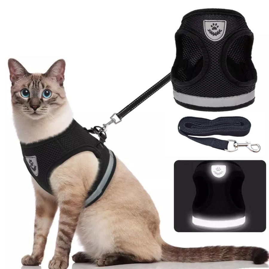 猫 ハーネス 抜けない リード付 かわいい 犬 小型 中型 大型 服