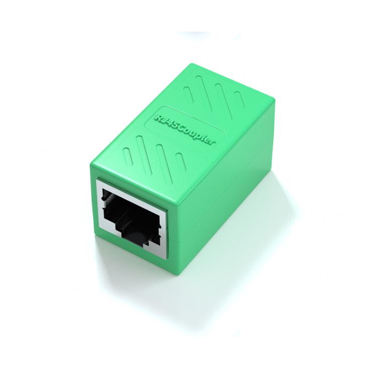 RJ45 LANケーブル用中継コネクタ RJ45 延長 アダプタ コネクタ メスメス LANケーブル 延長コネクタ ギガビット 対応 6色 lanconnectorSeven Fox