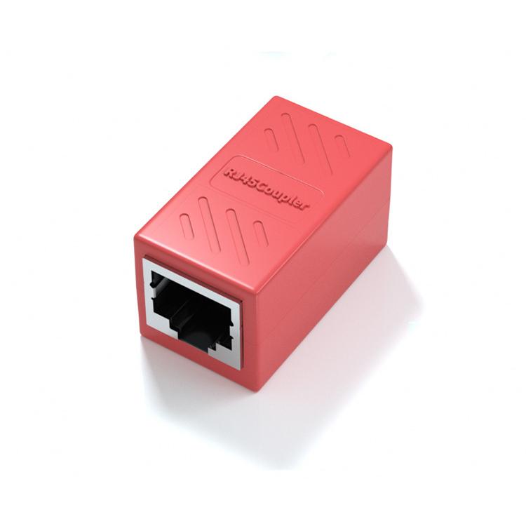 RJ45 LANケーブル用中継コネクタ 延長 アダプタ コネクタ メス-メス