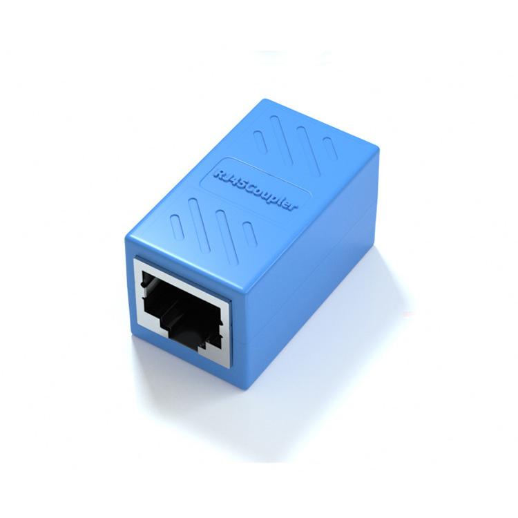 RJ45 LANケーブル用中継コネクタ 延長 アダプタ コネクタ メス-メス