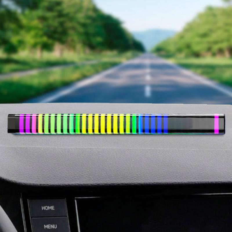 車 3D LED サウンドライト 音楽連動 音に反応 バッテリー内蔵 USB 自動車 車内装飾｜sevenfox｜04