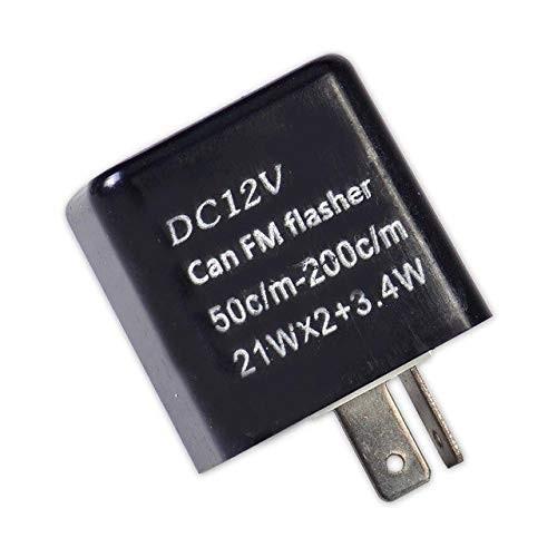 バイク ウインカー リレー 12V 2ピン LED対応 ハイフラ防止 スピード