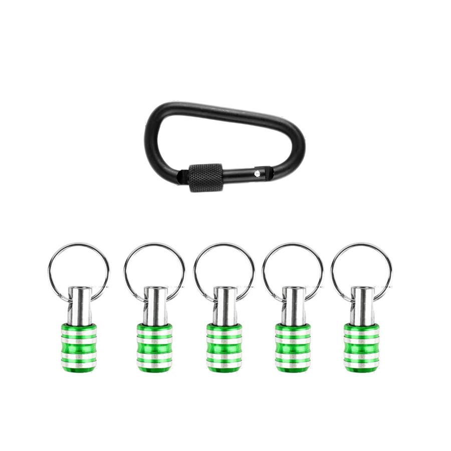 ビットホルダー カラビナ付き 5本セット ソケットビット