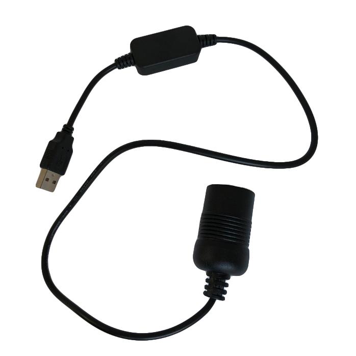 シガーソケット USBポート 12V 車用 メス変換アダプタコード usb
