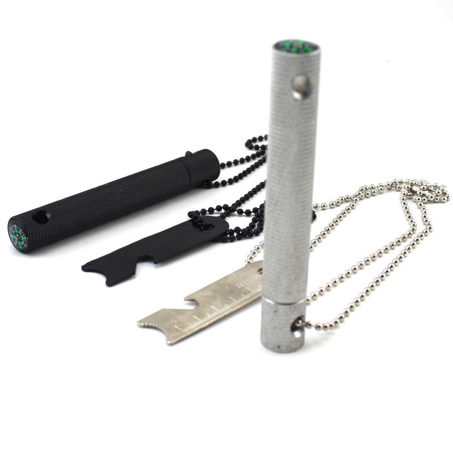 ファイヤースターター 火打ち石 方位磁石付き 6.3cm キャンプ