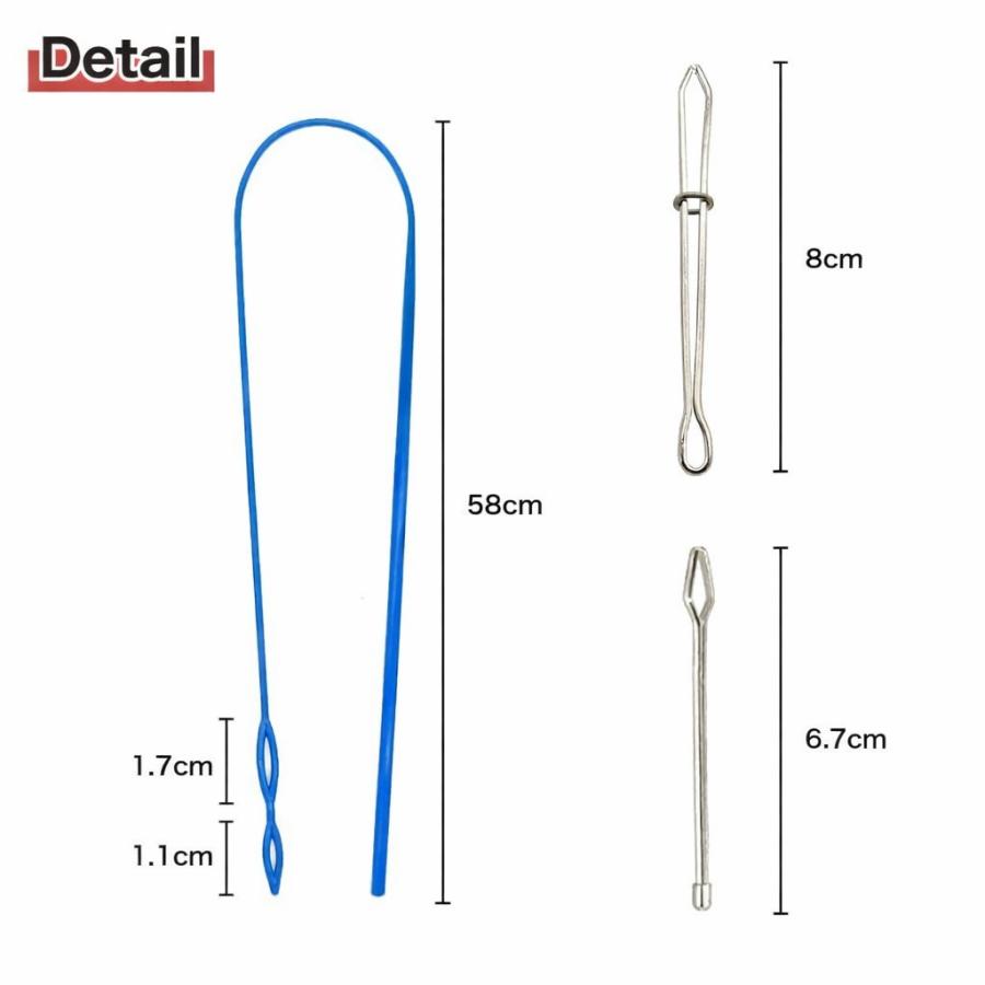 紐通し ゴム紐通し ひも通し 3本セット DIY 手作り 裁縫道具 手芸用品 手芸、ハンドクラフト 裁縫道具 針 指ぬき |  | 02