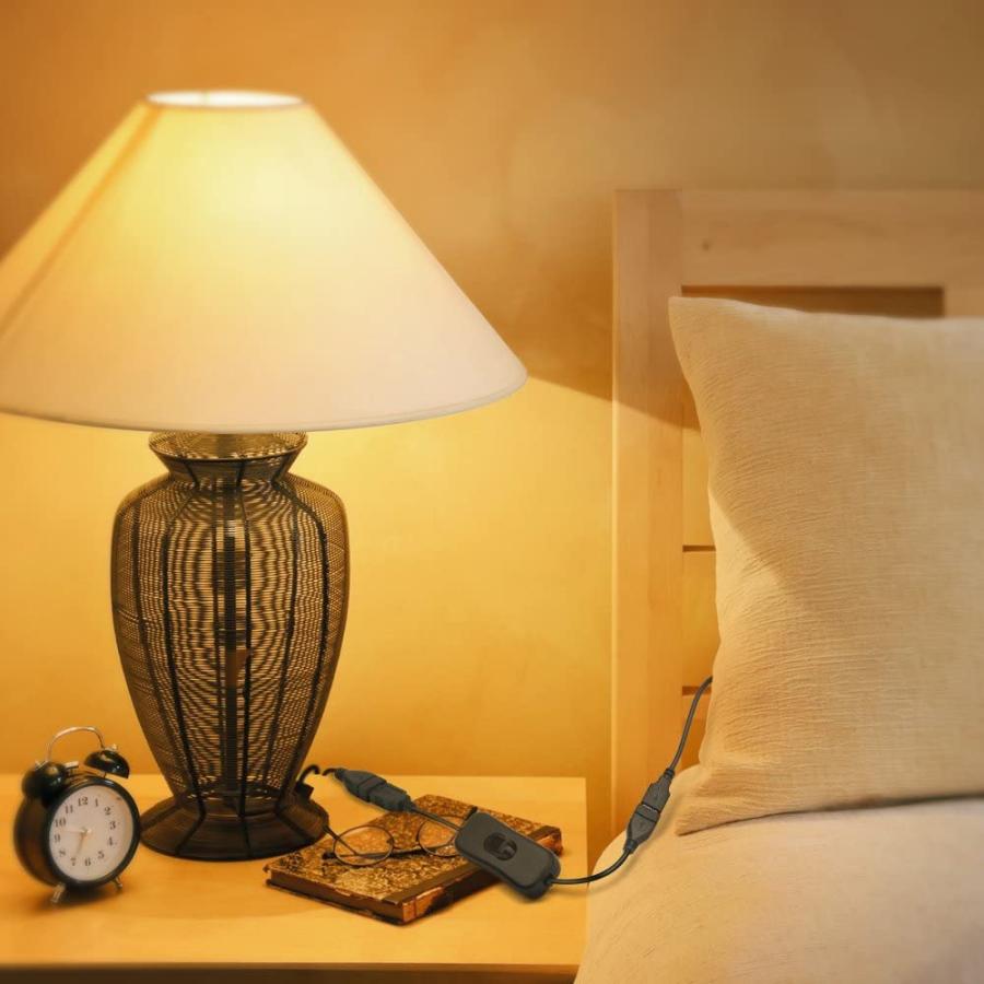 USB 延長ケーブル スイッチ付き 28cm   USBオス USBメス LEDライト USBファン onoffスイッチ（データ転送不可） |  | 04