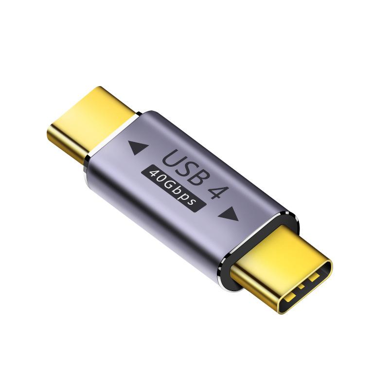 タイプC USB 4.0 変換 アダプタ USB-C メス to USB-C オス 延長 中継 コネクタ メスメス オスオス メス オス 延長 USB4 Type-C 40Gbps 高速データ転送 |  | 01