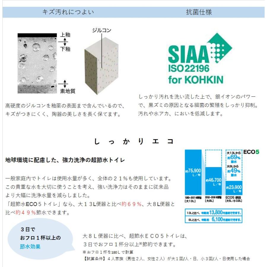 LIXIL　INAX　ベーシア　シャワートイレ　手洗付　B3G　3Gグレード　床排水｜sevenjyuusetu｜04