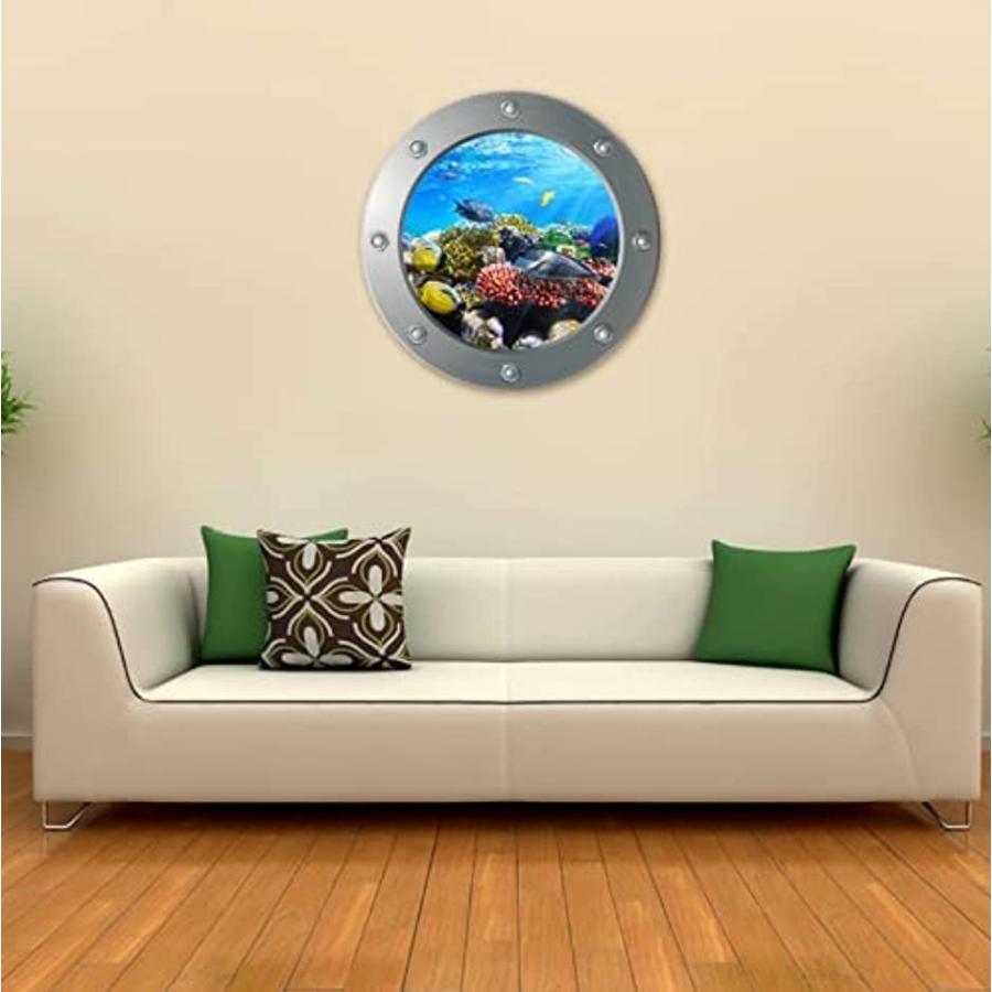 ウォールステッカー 海 おしゃれ 3d カフェ風 子供部屋 トリックアート シール 壁紙シール 熱帯魚ｂ 2b44dup4g2 セブンリーフ 通販 Yahoo ショッピング