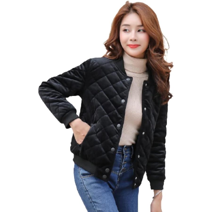 レディースファッション お中元 残暑見舞い 夏 ギフト 当店限定p10倍 Tmyra レディース ブルゾン ジャケット キルティング ベロア ショート リブ 3色 秋 冬 ２xl ブラック 2xl Yntz25b14m Tritop Com Br
