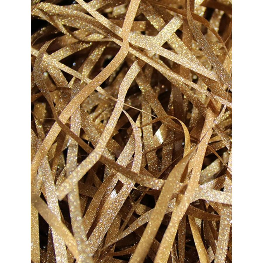 紙パッキン ラッピング材 緩衝材 梱包材 クッション材 キラキラ プレゼント 包装 3mm ゴールド 幅 3mm 重量 100g 2b4f2h86fs セブンリーフ 通販 Yahoo ショッピング