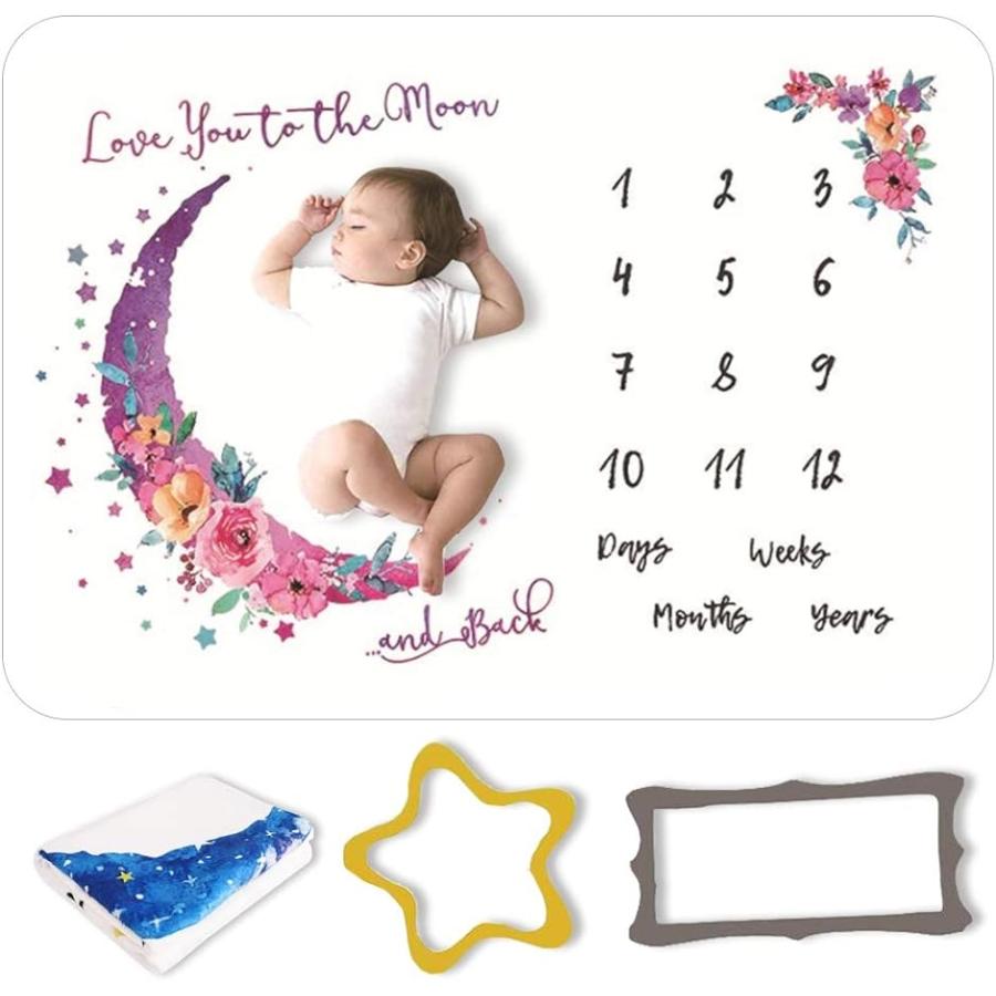 オープニング 大放出セール 寝相アート 月齢フォト マット ベビー 撮影シーツ 薄手 ブランケット 赤ちゃん 成長