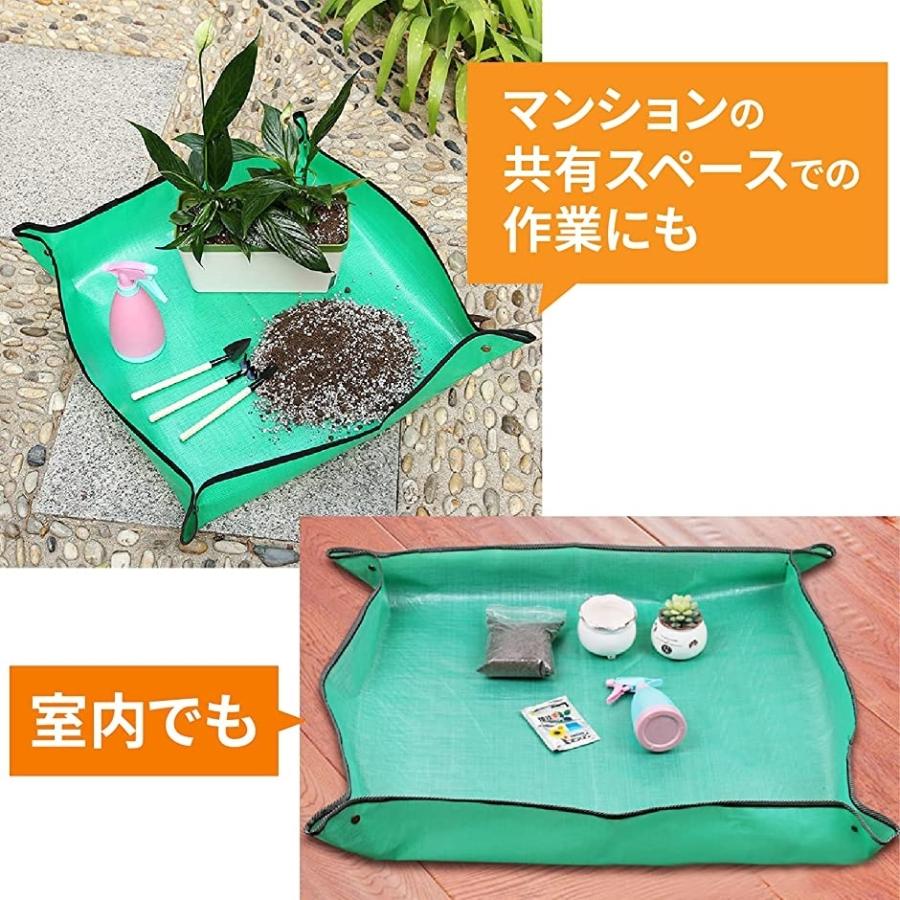 ガーデニングトレーシート 園芸シート 植え替え 肥料混ぜ 土運び 防水 2枚セット L S ２枚セット 大小２枚セット 2b4jjpulqg セブンリーフ 通販 Yahoo ショッピング