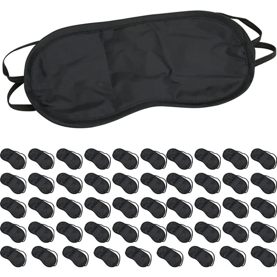春新作の マッサージ リラクゼーション Alltoall ピローマスク アイマスク ブラック ピローマスク アイマスク ブラック 通気性 遮光性 持ち運び 出張 旅行 男女兼用 50個セット Www Threeriversofs Com