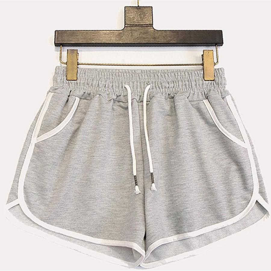 ぴったり セクシー ショーパン 短パン ショートパンツ レディース 部屋着 ジム ワンマイルウェア ルームウェア ライトグレー M 2b645ol3gc セブンリーフ 通販 Yahoo ショッピング