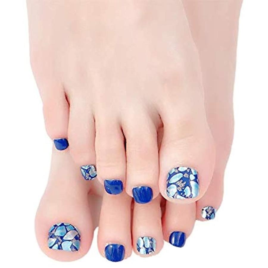 ネイルシール 足の爪 4枚 貼るだけ ネイルステッカー ネイルアート 簡単 人気 上級 可愛い おしゃれ Jt 4 06 2b64ooy5th セブンリーフ 通販 Yahoo ショッピング