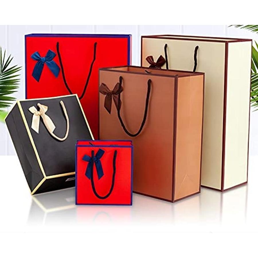 ギフトバッグ おしゃれ ラッピング袋 大 高級感のある 手提げ袋 紙袋 プレゼント用 リボン 厚手 丈夫 黒 S Black S 2b6654v8v6 セブンリーフ 通販 Yahoo ショッピング