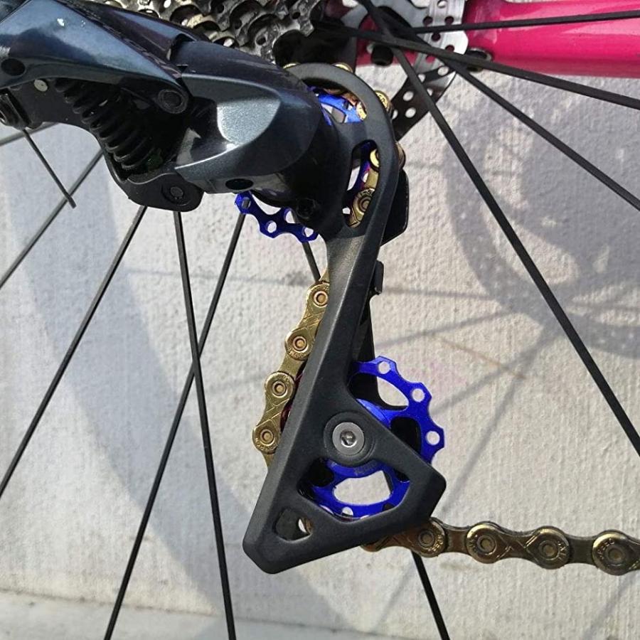 Morytrade 11tプーリー 軽量 リアディレーラー 自転車 ロードバイク Mtb 2個セット ブルー 2b66fx3jwc セブンリーフ 通販 Yahoo ショッピング
