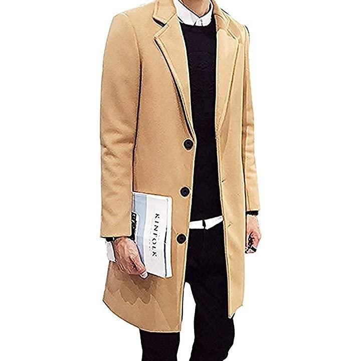 メンズ チェスター コート ロング丈 ボタン アウター 無地 暖かい あたたかい あったか 厚手 N16 Bem ベージュ M 2b6cd9vjld セブンリーフ 通販 Yahoo ショッピング