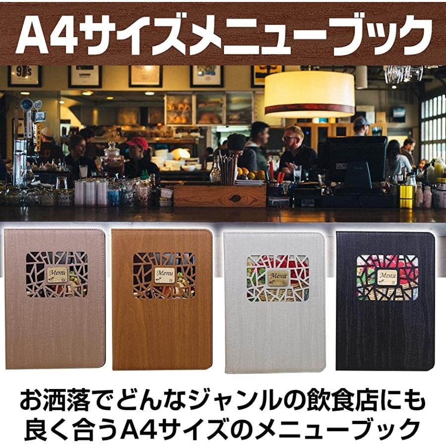 メニューブック ファイル 木目調 ブック型 和食 洋食 中華 イタリアン 料理 レシピ 3色 Mdm ライトブラウン 2b6fvhwyh1 セブンリーフ 通販 Yahoo ショッピング