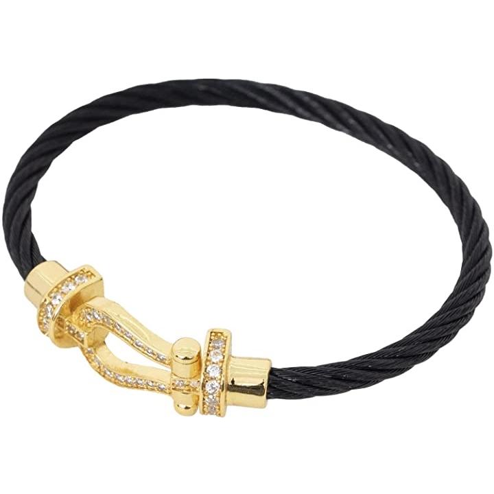 ブレスレット メンズ アクセサリー 馬蹄 ジルコニア ラグジュアリー レディース バングル 高級感 大人 人気 ゴールド 18cm 2b6hfrq0o5 セブンリーフ 通販 Yahoo ショッピング