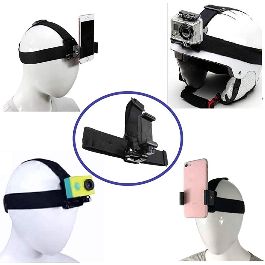 スマホ Gopro 撮影用 ヘッドストラップ ウェアラブル ベルト マウント 動画 ムービー ハンズフリー 頭 体 固定 黒 2b6i58wf9s セブンリーフ 通販 Yahoo ショッピング