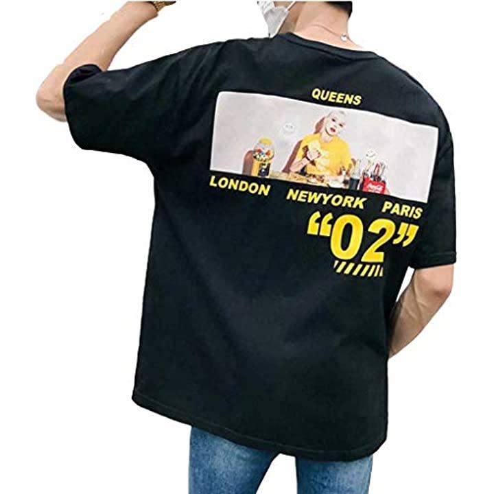 シャツ Tシャツ 半袖 半袖シャツ 春 夏 春夏 大きいサイズ 韓国ファッション メンズファッション プリントtシャツ ブラック S 2b6iy1vdtt セブンリーフ 通販 Yahoo ショッピング