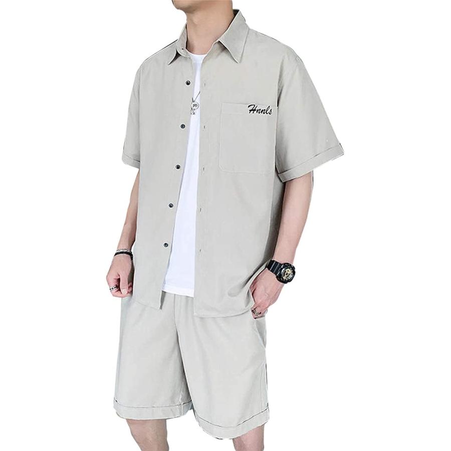 ナチュラル セットアップ 上下セット シャツ ジャケット ハーフパンツ 2点セット メンズ ベージュ S 2b6jqtqd2g セブンリーフ 通販 Yahoo ショッピング