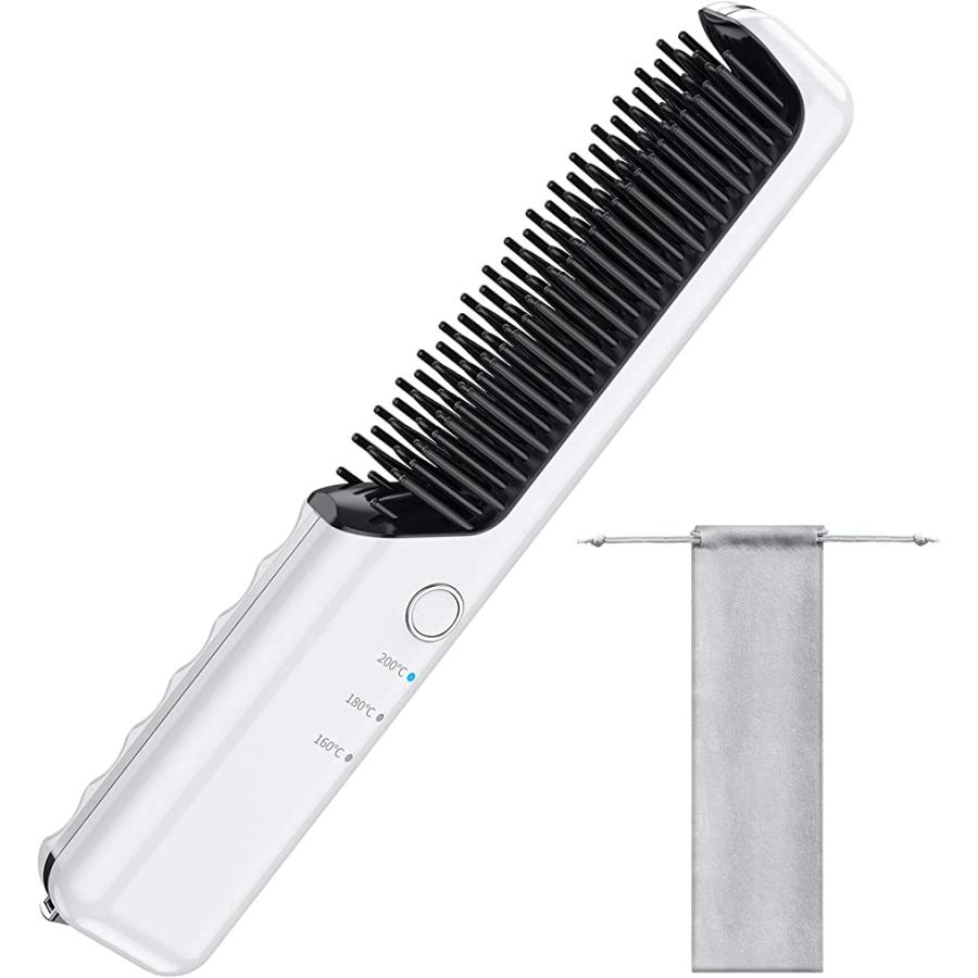 ストレートヒートブラシ Salon Depot ヘアアイロン コードレス ブラシ型 Usb充電式 2way カール ミニ ホワイト 2b6pt2jpvx セブンリーフ 通販 Yahoo ショッピング