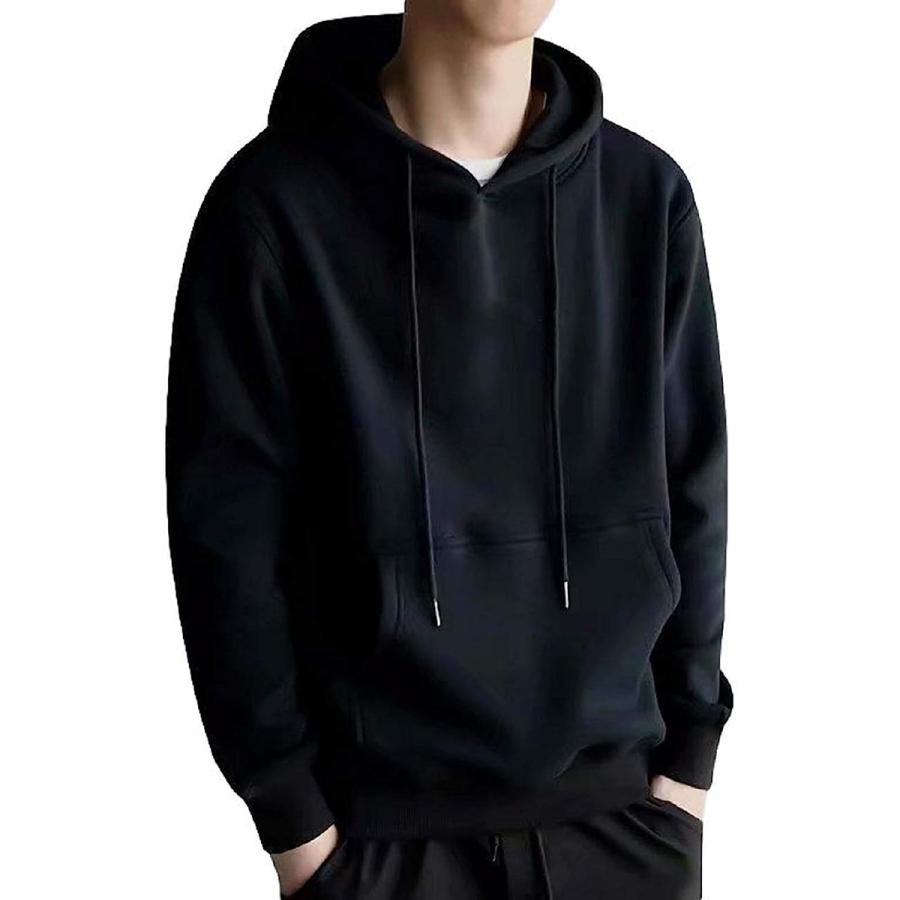 パーカー ゆったり メンズ トレーナー プルオーバー 暖かい かっこいい カジュアル 黒 ブラック M 2b6qk3kcjy セブンリーフ 通販 Yahoo ショッピング