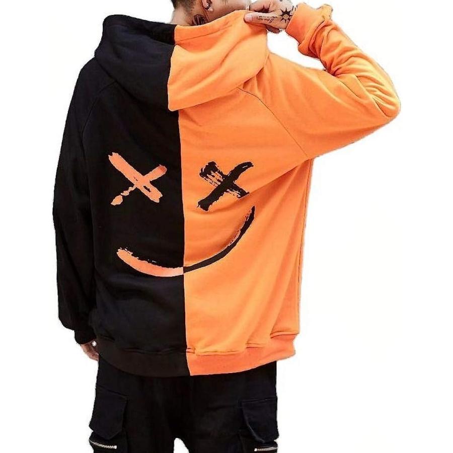 アスペルシオ フード付き 長袖 パーカー トレーナー メンズ スポーツ ヒップホップ 裏起毛 オレンジブラック S 2b6qxuj59n セブンリーフ 通販 Yahoo ショッピング