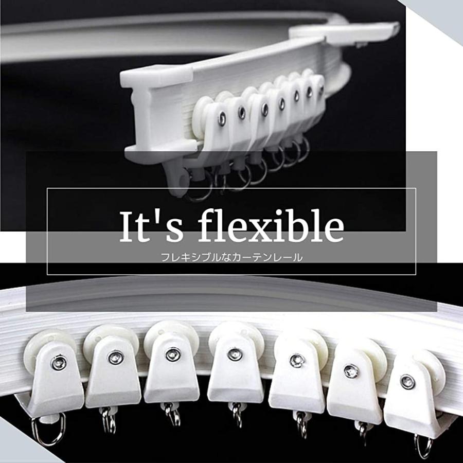 流行のアイテム カーテンレール 車用 出窓 変形 コーナー 曲がる 切れる Diy 壁用５m Heartlandgolfpark Com