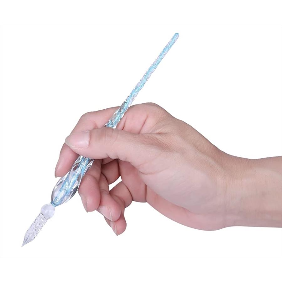 ガラスペン ペン置き セット 透明 Gペン 万年筆 インク ペン先 ライトブルー 2b84r10gtq セブンリーフ 通販 Yahoo ショッピング