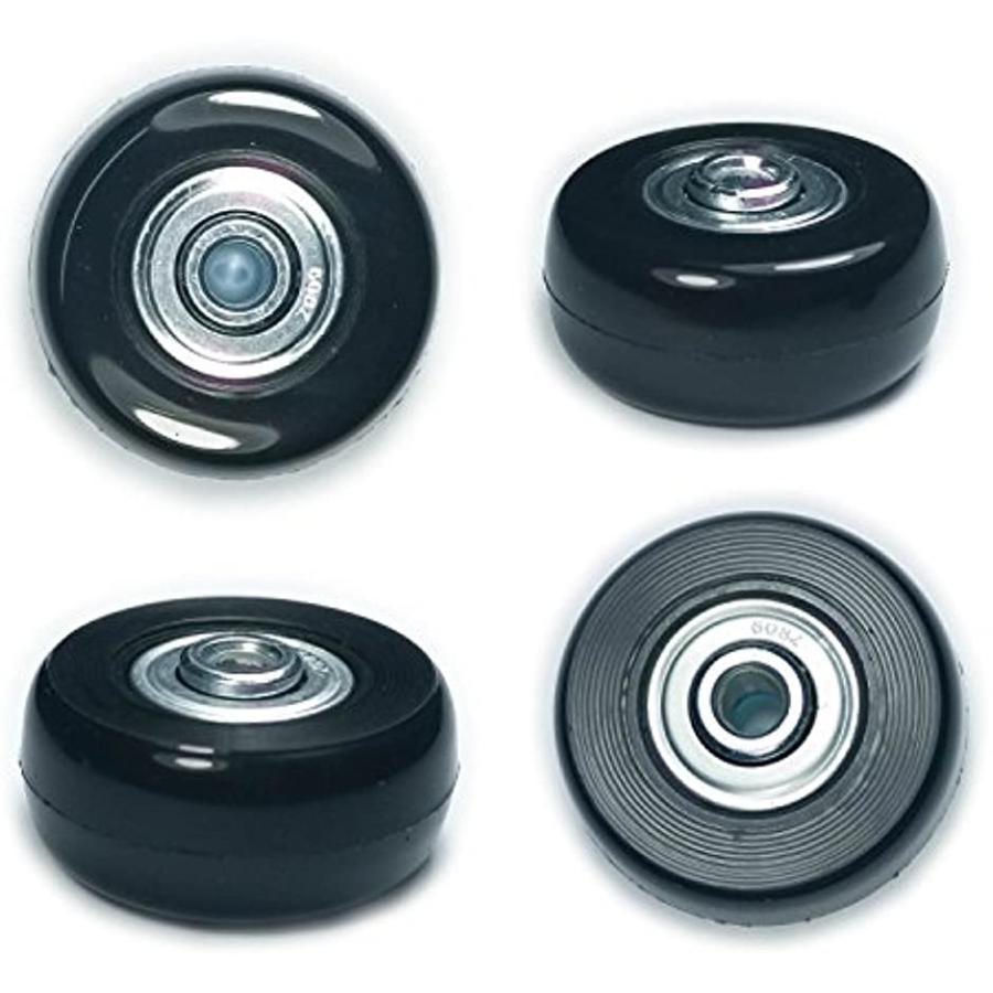 4車輪静音シリーズキャスター 車輪用交換タイヤキット スーツケース Diy 修理 ブラック 車輪43 6 18mm車軸30 35mm 2b86lkvl2g セブンリーフ 通販 Yahoo ショッピング