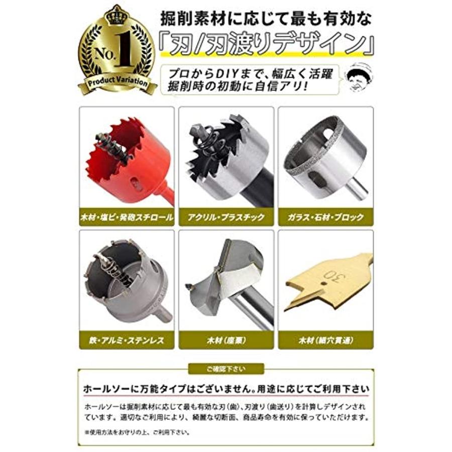 ホールソー ガラス タイル 用 サイズ 6 150mm ガラス穴開け ドリル ホルソー 1mm 1mm 2bigv6j8 セブンリーフ 通販 Yahoo ショッピング
