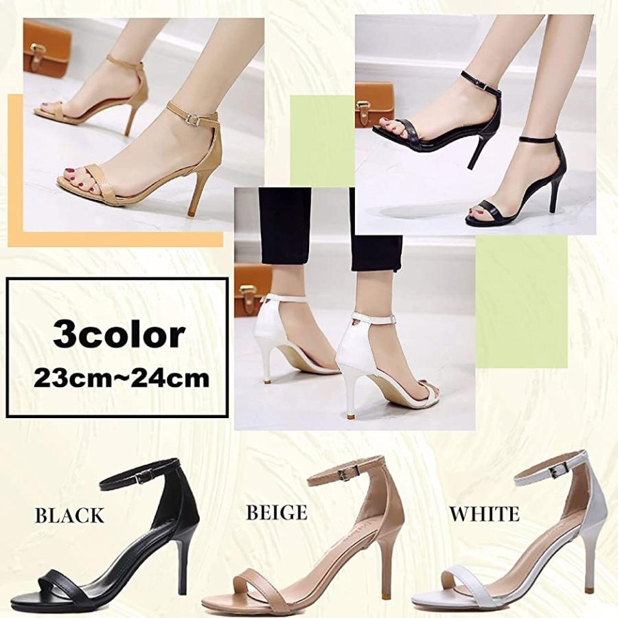 アンクル ストラップ ハイヒール ピンヒール サンダル カワイイ オシャレ かっこいい 歩きやすい 秋冬 ブラック 23 5 Cm 2b8gdsplno セブンリーフ 通販 Yahoo ショッピング