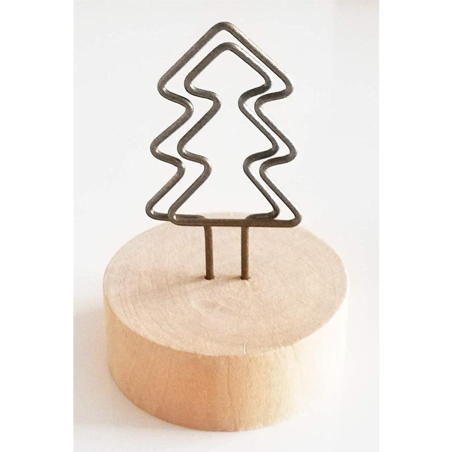 新作ウエア クリップスタンド メモ 名刺 ミニ 木製 結婚式 卓上 小物 装飾 メモホルダー 写真立て クリップ型8個 Alaxione Fr