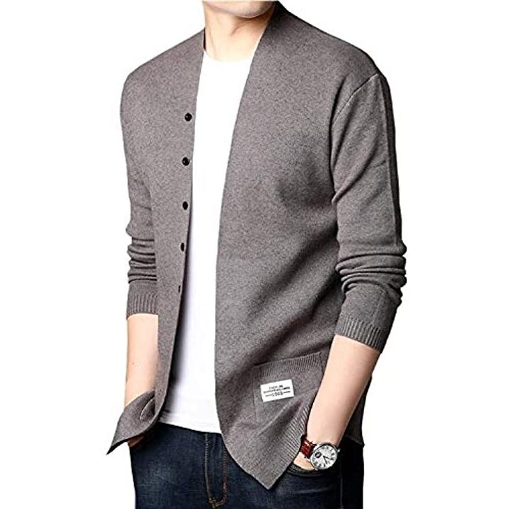 カーディガン メンズ 長袖 トップス ニットカーディガン グレー 白ワッペン グレー 白ワッペン M 2b8n622y0o セブンリーフ 通販 Yahoo ショッピング