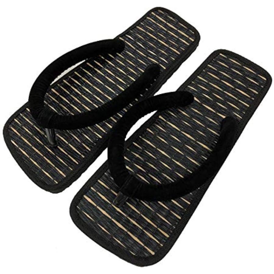 超軽量 イ草 雪駄 カジュアル 草履 サンダル ぞうり 履物 メンズ 25 0 25 5cm 縞ブラック 25 0 25 5 Cm 2b8q1hr5to セブンリーフ 通販 Yahoo ショッピング