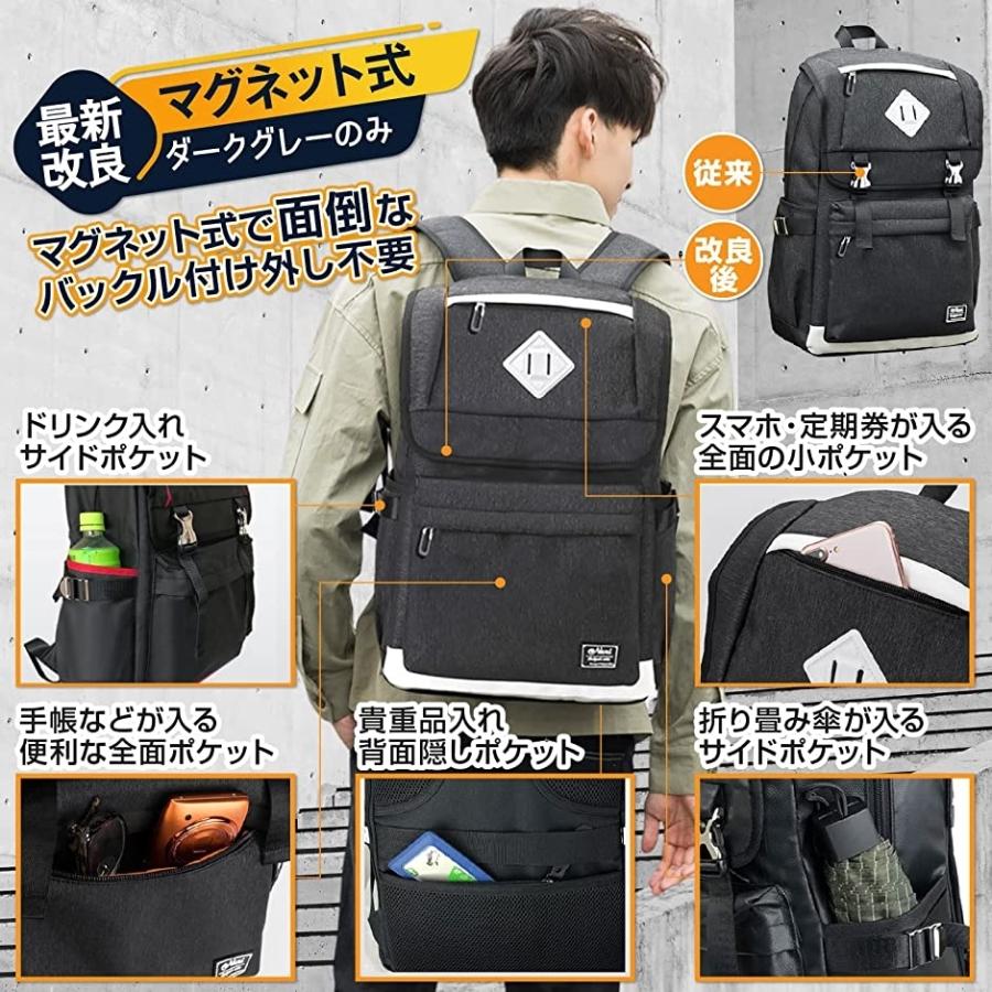 リュック メンズ Mdm Mta フラップ ブラックii リュックサック 大学生 大容量 通勤 通学 通学リュック 防水 高校生 Sale 79 Off リュックサック