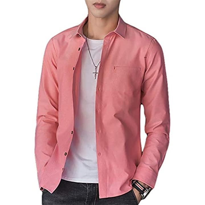 レッドステッチ オックスフォードシャツ 長袖 カジュアル アイレット カラー スリム お兄系 カットソー インナー 春 ピンク L 2b8r2vjn2k セブンリーフ 通販 Yahoo ショッピング