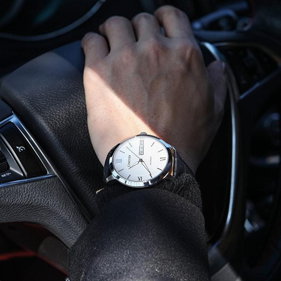 腕時計 メンズ 機械式時計 自動巻き 手巻き 日付 曜日 メカニカル アナログ ウオッチ ホワイト 40mm 2b8uwiji6v セブンリーフ 通販 Yahoo ショッピング