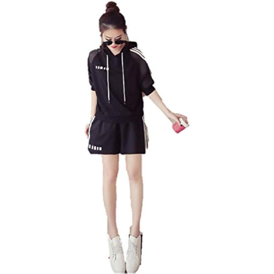 As30 半袖パーカー セット ジャージ上下セット 半袖半ズボン Tシャツ ハンソデ 半そで はん袖 春物 白 ブラック Xlサイズ 2b8v1gu5ry セブンリーフ 通販 Yahoo ショッピング