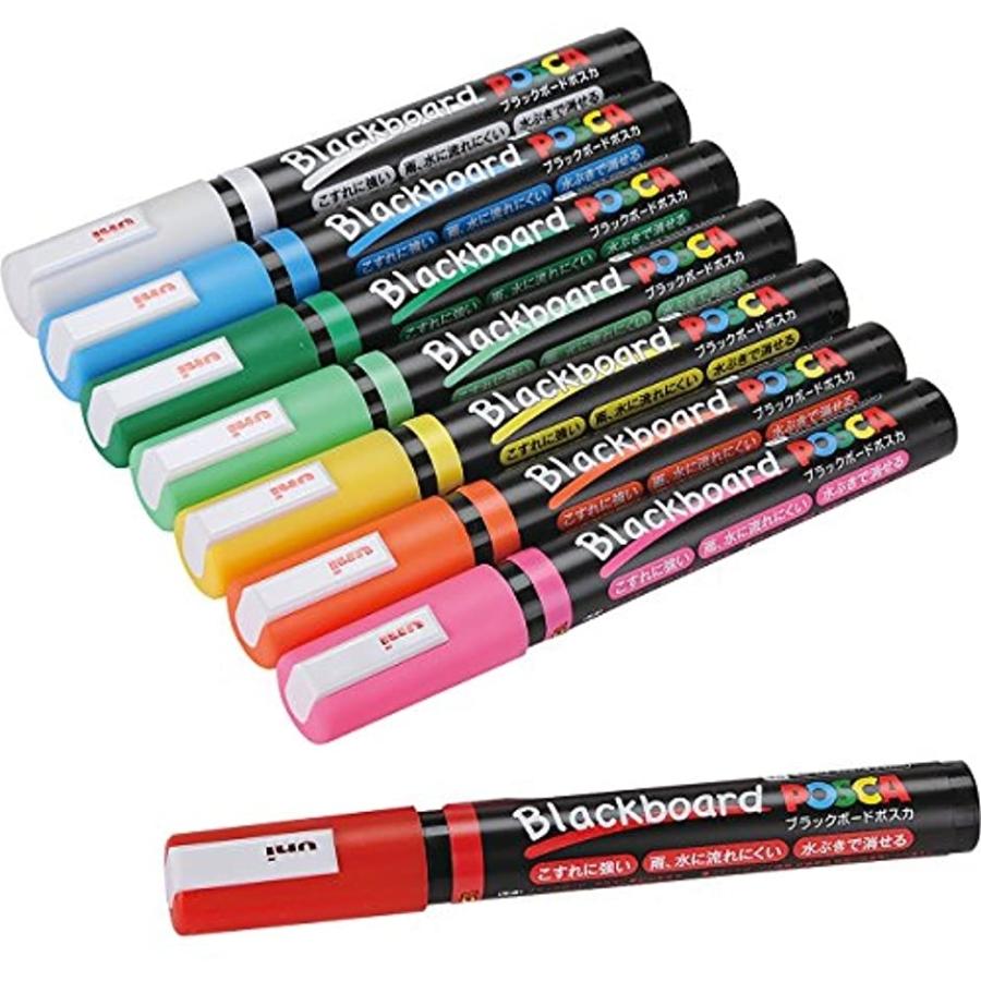 水性ペン ブラックボードポスカ 中字 8色 Pce05m8c 8色セット 中字 2bb4mxbcjz セブンリーフ 通販 Yahoo ショッピング