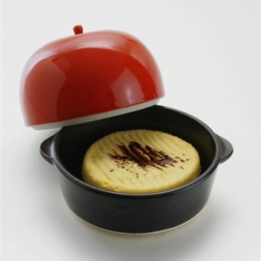 有田焼 機能生活具 レンジで焼けるくん りんご型 赤 レシピ付 Ama 2bbyzsrgge セブンリーフ 通販 Yahoo ショッピング