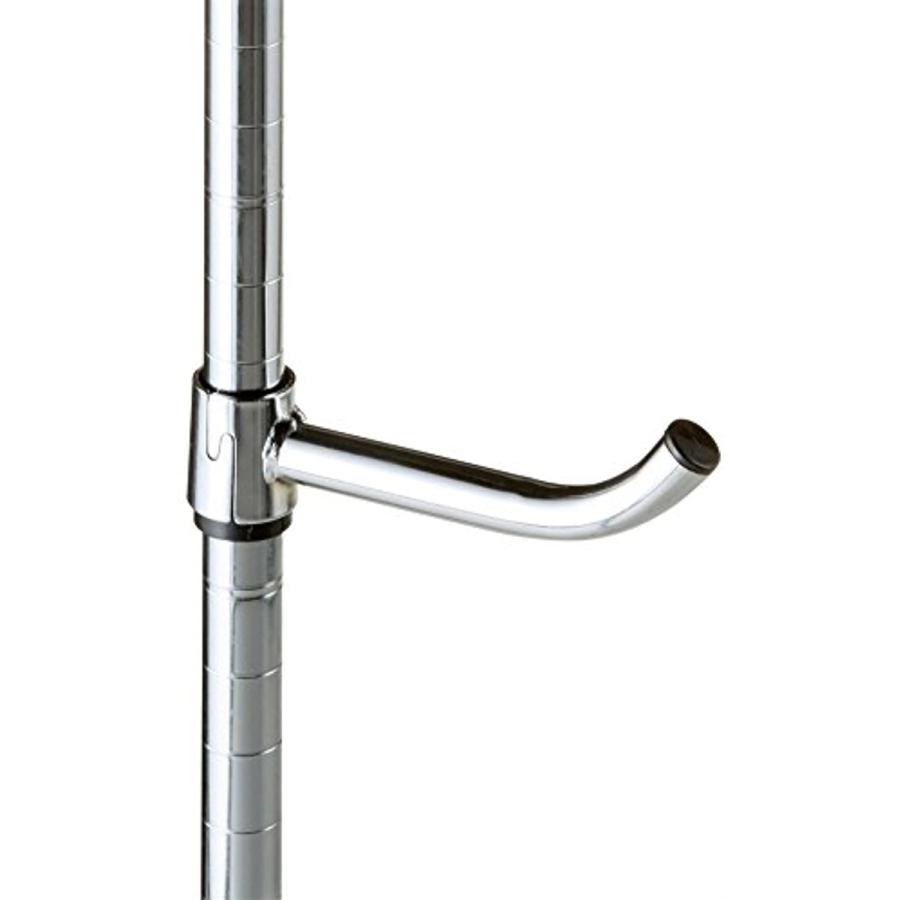 ルミナス メタルラック パーツ 後付け フック ポール径25mm用パーツ 幅3 5x奥行18 5x高さ6cm 25apf 15 2bfoivk645 セブンリーフ 通販 Yahoo ショッピング