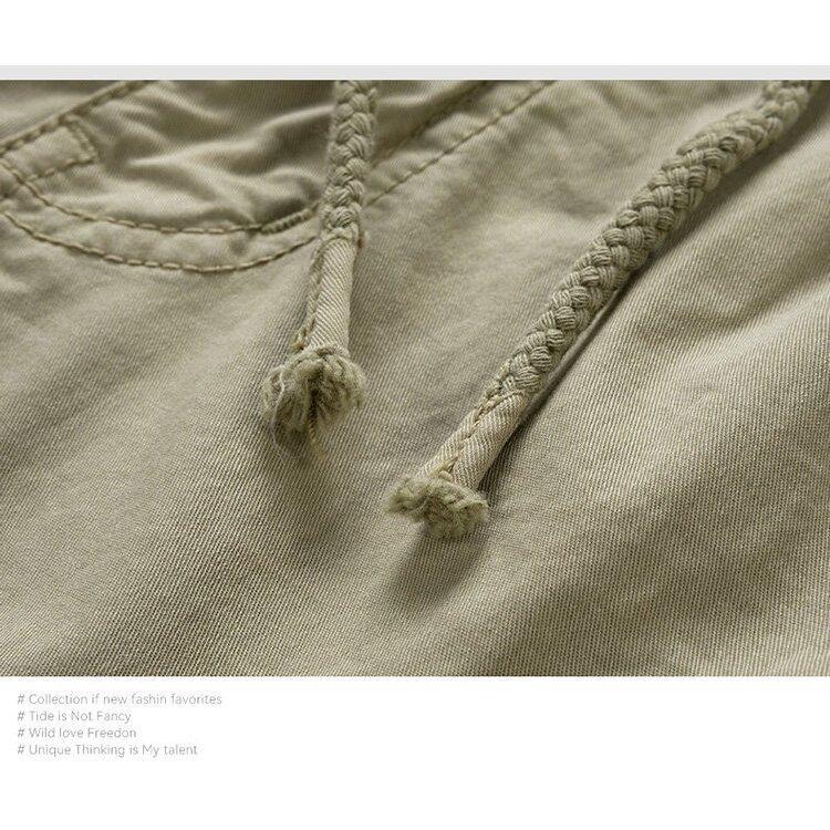 カーゴショーツ ショートパンツ メンズ ゴムウェスト ストレッチ ワンポイント 多ポケット ワーク 作業 短パン キレイめ 半ズボン ハーフパンツ 膝丈 ボトムズ | ホームアイホーム | 08